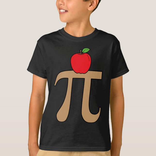 Apple Pie Pi Math Pun  T-Shirt (Front)