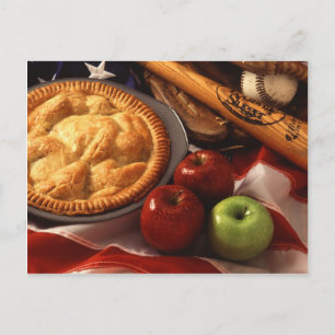 Apple pie postcard