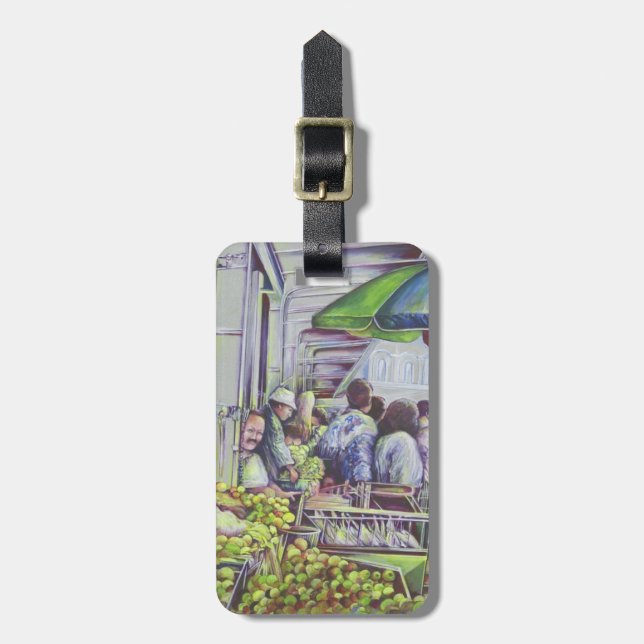 Apple Pie Requires Apples Luggage Tag (Front Vertical)