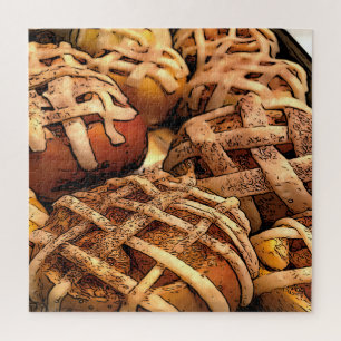 Apple Pie Tarts Jigsaw Puzzle