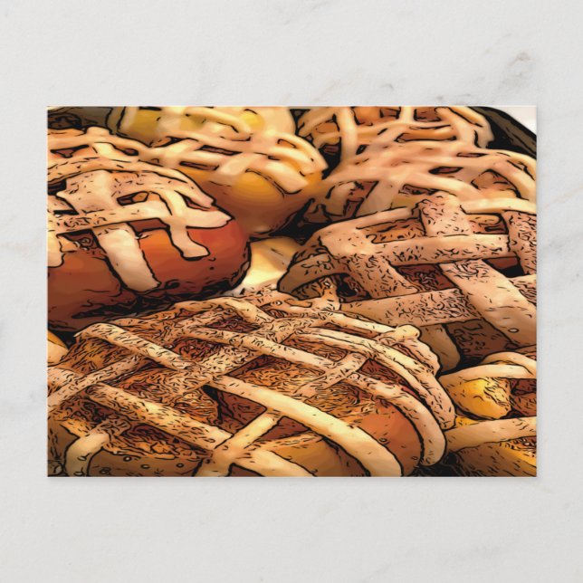 Apple Pie Tarts Postcard (Front)