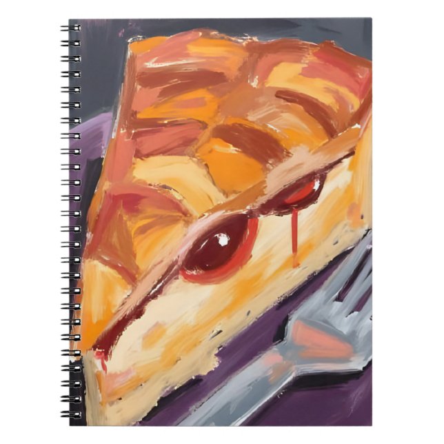 Apple Pie Thanksgiving Watercolor Notebook (Front)