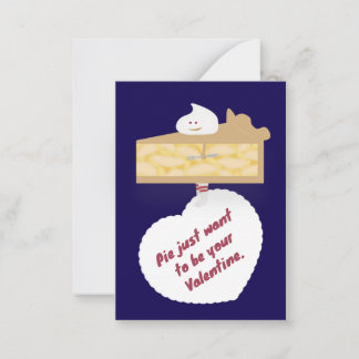 Apple Pie Valentine Note Card