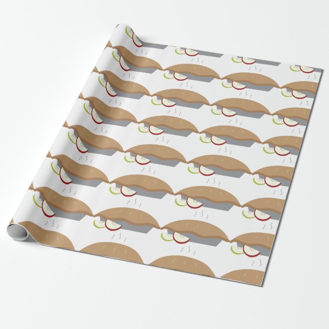 Apple Pie Wrapping Paper (Unrolled)