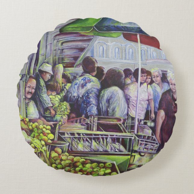 Apple Pies requires Apples, Misloc Round Pillow (Front)