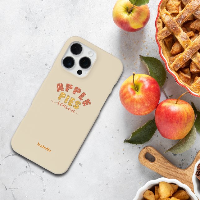 Apple Pies Vibes Personalize Name Phone Case (Creator Uploaded)