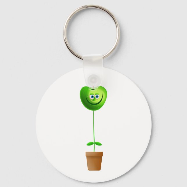 Apple Plant Keychain (Front)