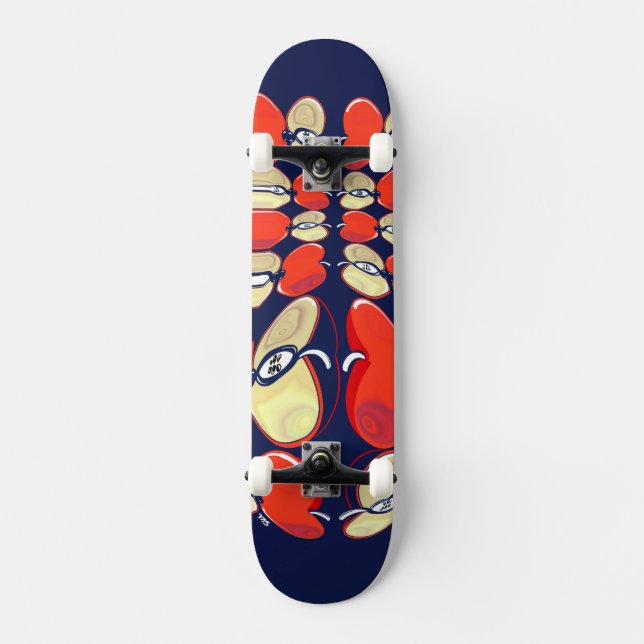 Apple Pop Skateboard Deck (Front)