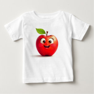 Apple printed Baby Fine Jersey T-Shirt