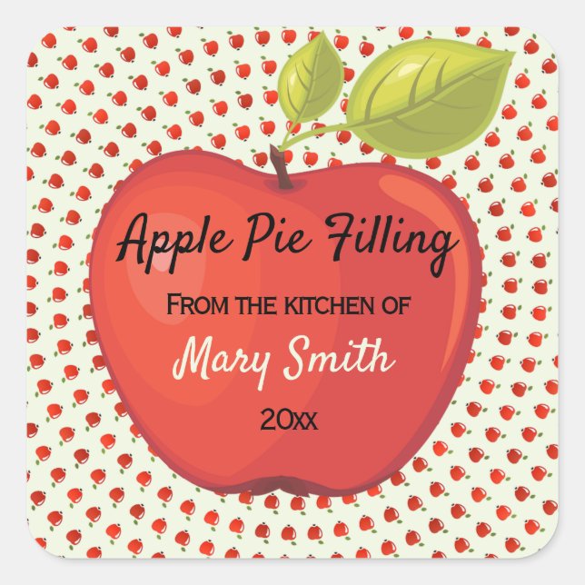 Apple Product Canning Label (Front)