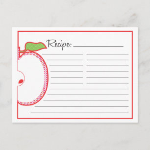 Apple Recipe Card
