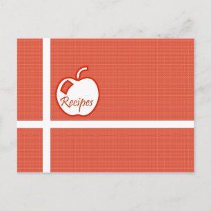 Apple recipe postcard