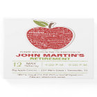 Apple Retirement Invitation