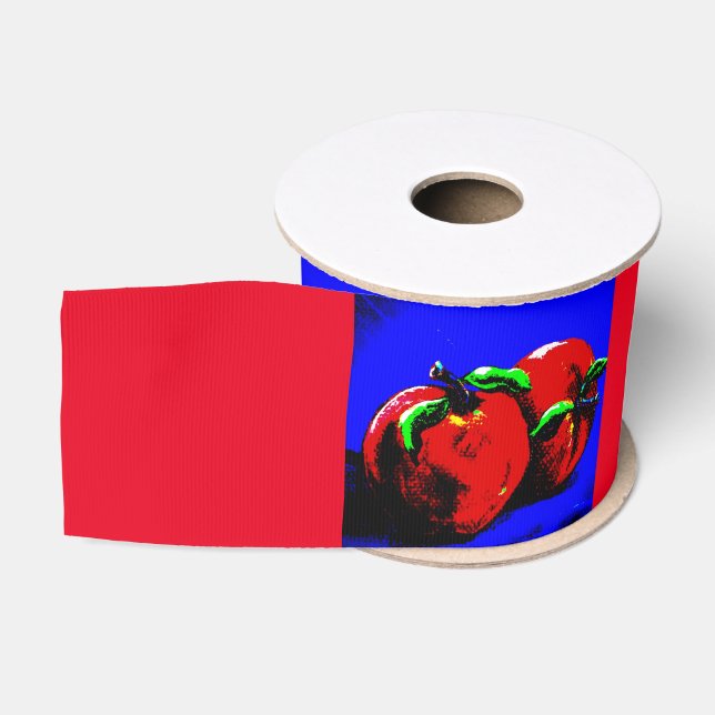 Apple Ribbon Grosgrain Ribbon (Spool)