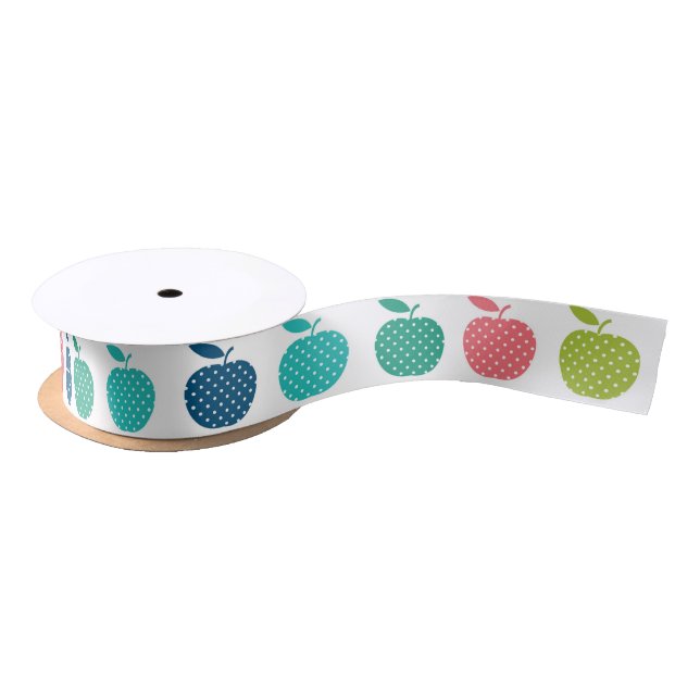 Apple Ribbon Satin Ribbon (Spool)