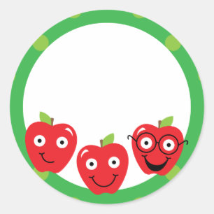 Apple School Stickers