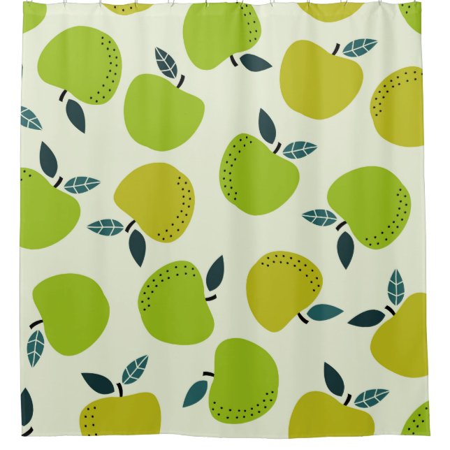 Apple seamless pattern. Fruit theme illustration.a (Front)