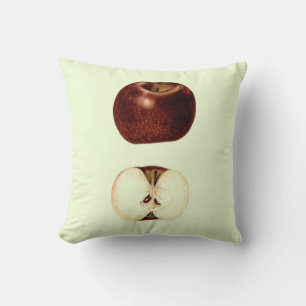 Apple Slice Customizable Throw Pillow