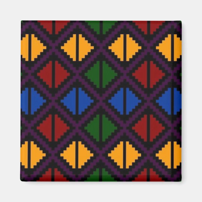 "Apple Slice" magnet - multicolored (Front)