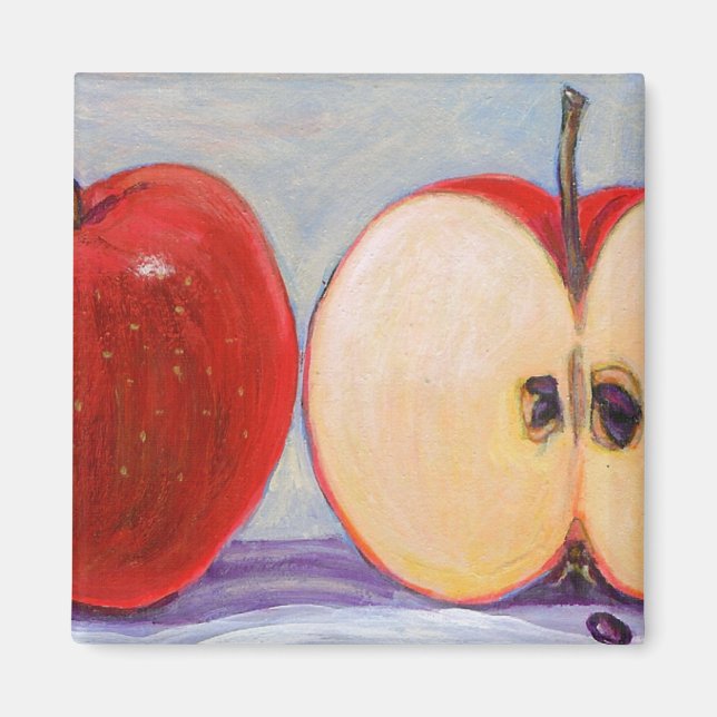 Apple Sliced Magnet (Front)