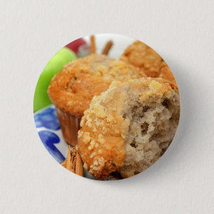 Apple Spice Muffin 2 Inch Round Button