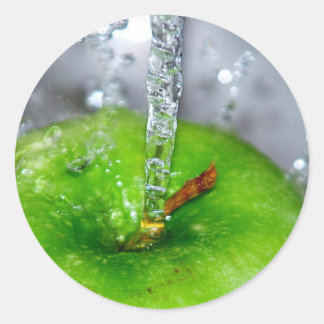 Apple Splash Sticker