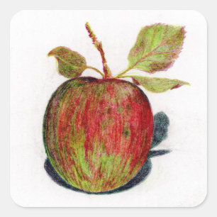 Apple Square Sticker