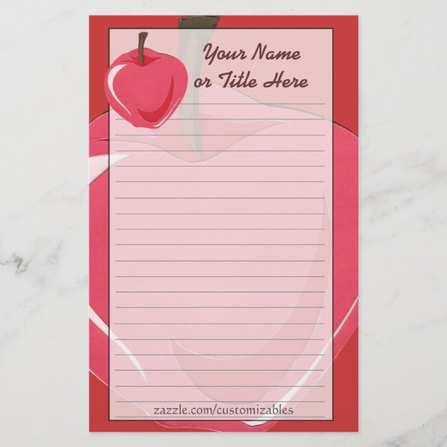 Apple Stationery (Front)