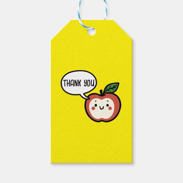 Apple Talk Gift Tags (Front)