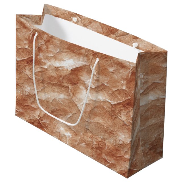 Apple Tart  Birthday Large Gift Bag (Front Angled)