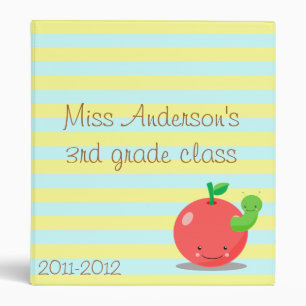 apple teacher binder