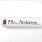 Apple Teacher Nameplate for desk