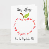 Apple thank you for helping us grow teacher