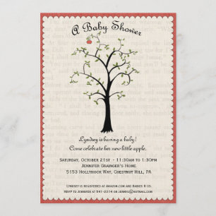 Apple Tree Baby Shower Invitation