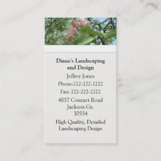 Apple Tree Blossom Business Card