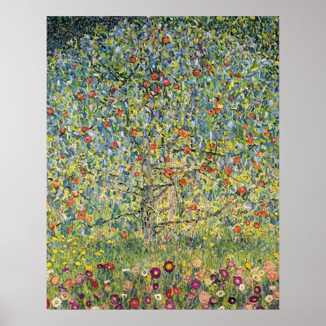 Apple Tree by Gustav Klimt Poster (Front)