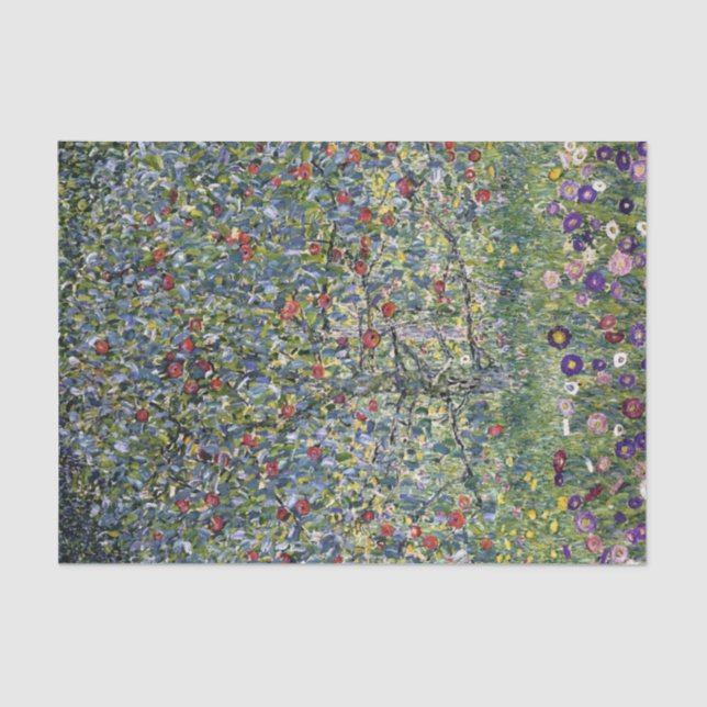 Apple Tree by Gustav Klimt Tissue Paper (Front)