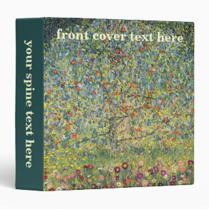Apple Tree by Gustav Klimt, Vintage Art Nouveau Binder