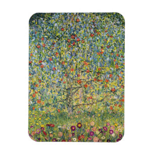 Apple Tree by Gustav Klimt, Vintage Art Nouveau Magnet