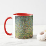 Apple Tree by Gustav Klimt, Vintage Art Nouveau Mug<br><div class="desc">Apple Tree (1912) by Gustav Klimt is a vintage Victorian Era Symbolism fine art painting. A nature scene with an apple tree in an orchard on a farm with ripe fruit and apple blossoms. The floral garden is in full bloom with spring flowers. About the artist: Gustav Klimt (1862-1918) was...</div>