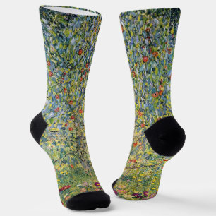 Apple Tree by Gustav Klimt, Vintage Art Nouveau Socks