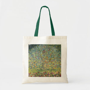 Apple Tree by Gustav Klimt, Vintage Art Nouveau Tote Bag