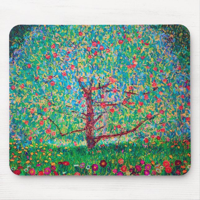Apple Tree, Gustav Klimt Mouse Pad (Front)