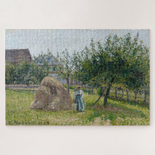 Apple Trees in Eragny, Sunny Morning by Pissarro Jigsaw Puzzle
