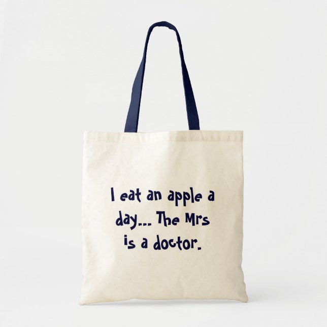 Apple un sac de jour - plaisanterie drôle pour les (Devant)
