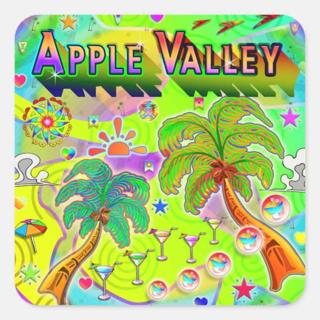 Apple Valley Mind Focus Sticker (Front)
