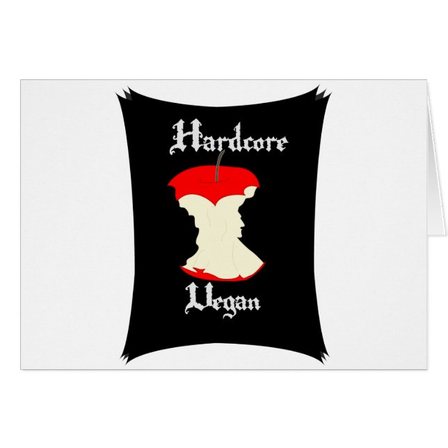 Apple végétalien inconditionnel conçoivent (Devant horizontal)