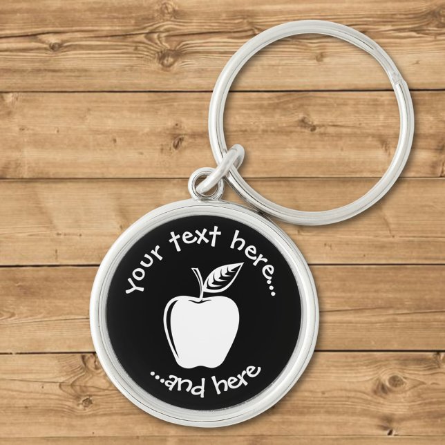 Apple White Keychain (Creator Uploaded)