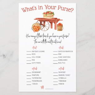 Apple-y Ever After! What's in Your Purse? Game