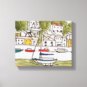 Appledore, Devon.Print on Canvas Print
